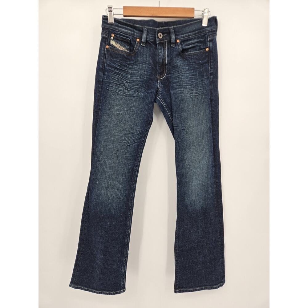 Vintage Y2K Diesel Industry Riden Jeans Dark Wash Classic Edgy Italian Size 28